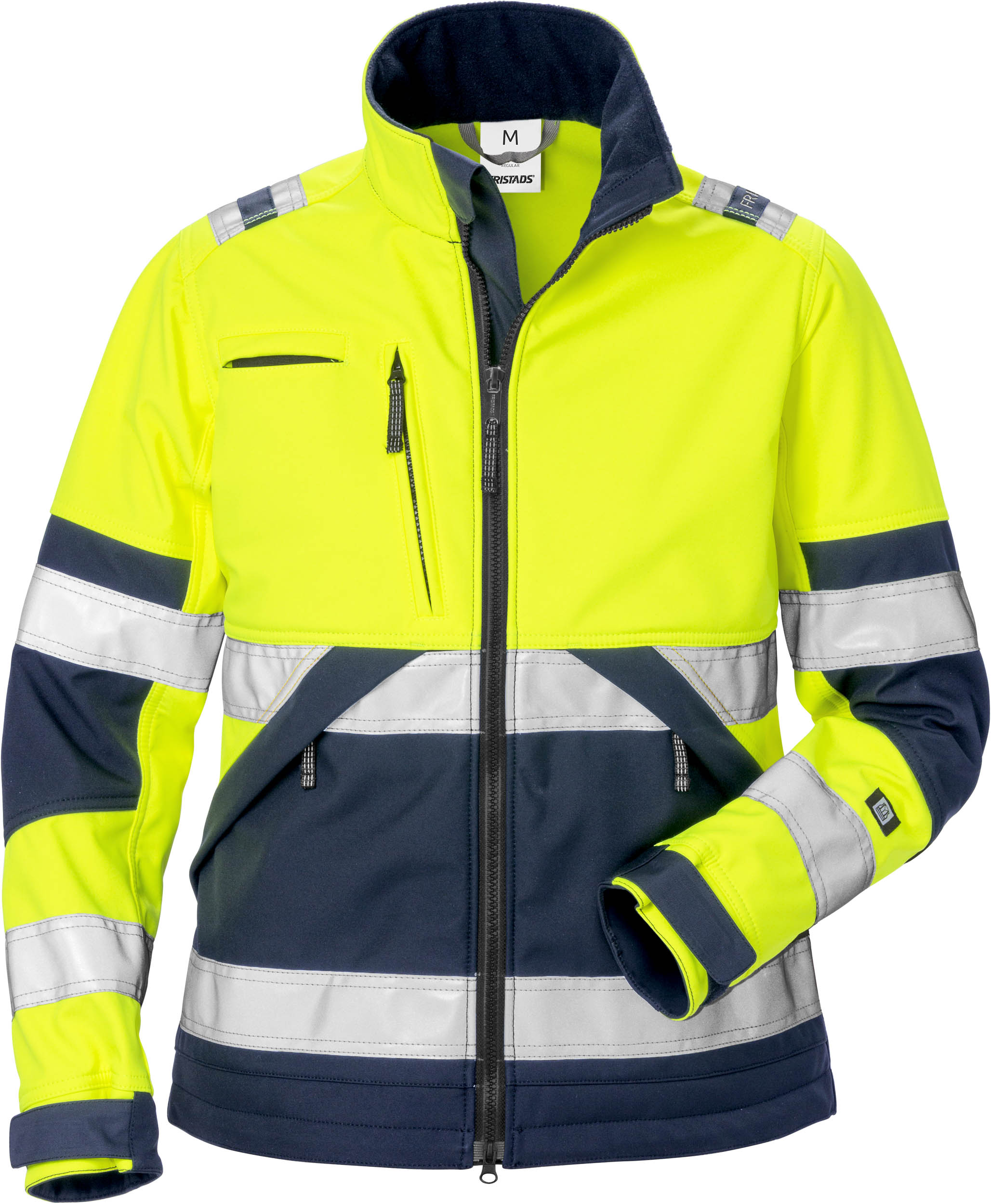 FRISTADS 125023-171 High Vis Softshell-Jacke Damen Kl. 2 4183 WYH  Gr.3XL Warnsc