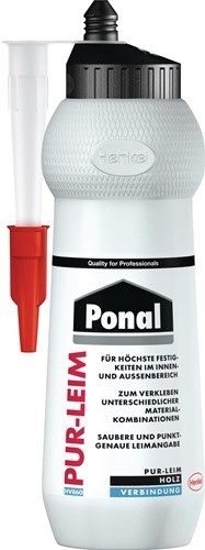 PONAL PUR12 / 423573 Montagekleber PUR-Leim EN 204: D4 transparent 420 g