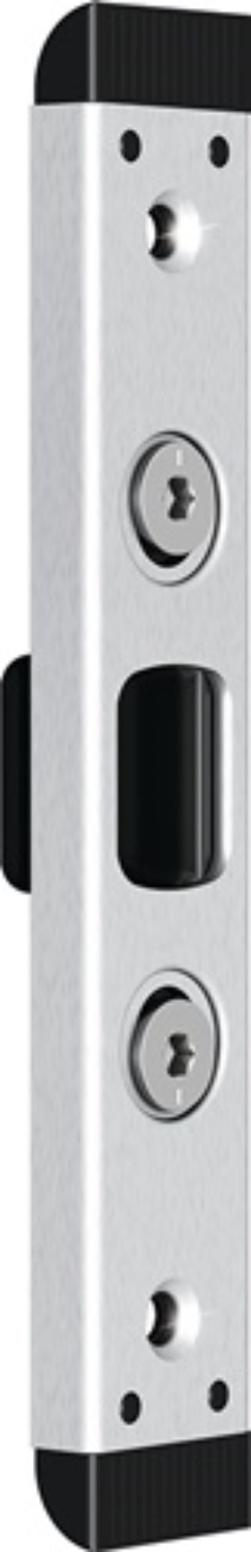 FUHR RRVH59076X Schließteil  Bolzenriegel U-Stulp 24x8 mm links / rechts silberf