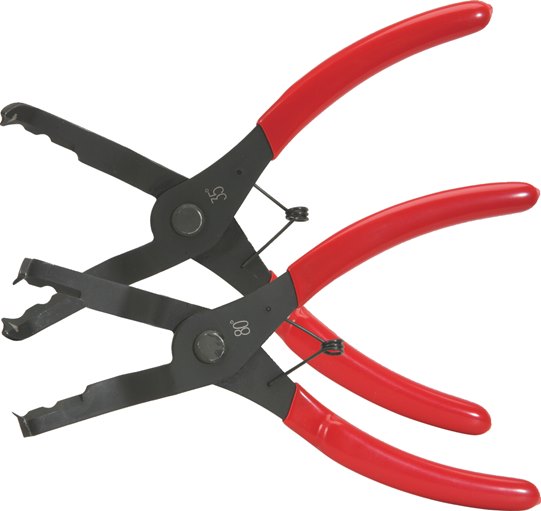 KS Tools 115.1086 Trim-Clip-Zangen-Satz, 2-tlg.
