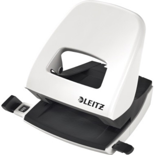 Leitz Locher NeXXt 50081001 max. 30Bl. Metall perlweiß