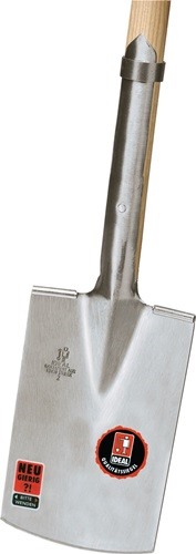 IDEAL 10020272 Rodespaten  Blattmaß 285 x 185 mm Größe 2 mit Eschen-T-Stiel Stie