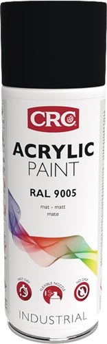 CRC 31075-AA Farbschutzlackspray ACRYL tiefschwarz matt RAL 9005 400 ml