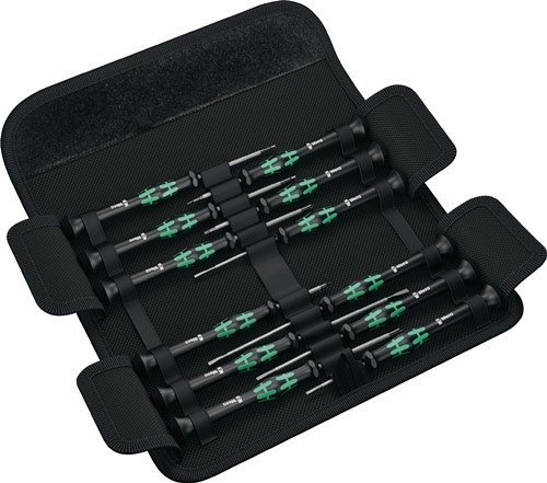 WERA 05073675001 Feinmechanikerschraubendreher-Satz K Micro-Set/12 SB 1 12 teili