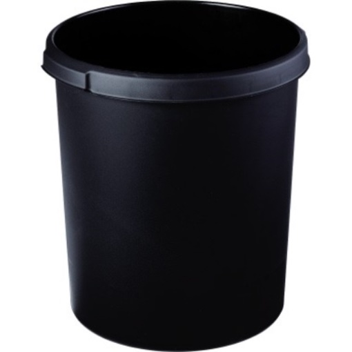 HAN Papierkorb KLASSIK 1834-13 30Liter Kunststoff schwarz
