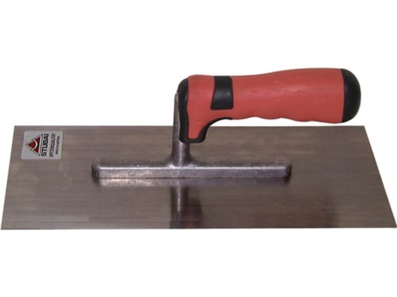 STUBAI 4334322K Glättekelle  Länge 280 mm Breite 130 mm 2-Komponentengriff Zahnu