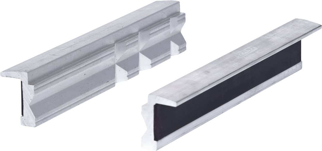KS Tools 914.0088 Alu-Schraubstock-Schonbacken,160mm,Trapeznutzen