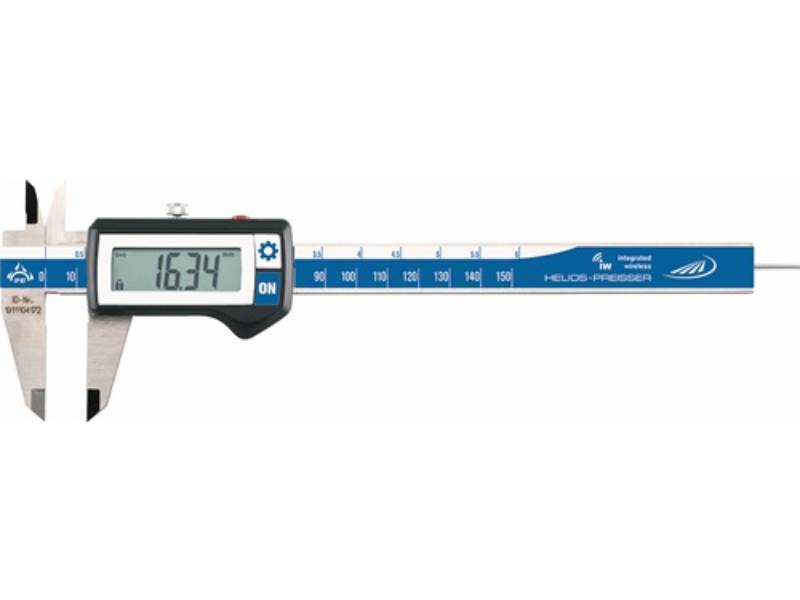 HELIOS PREISSER 132641660 Messschieber DIN 862 DIGI-MET® IP67 150 mm digital Fun