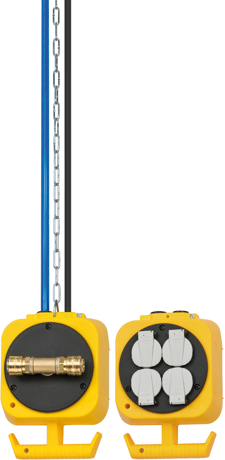 BRENNENSTUHL 1151160100 Pendelstromverteiler Druckluft 6/12 Hängeverteiler