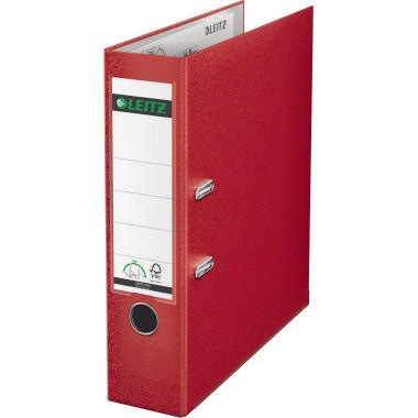 Leitz Ordner 10105025 DIN A4 80mm Polypropylen rot