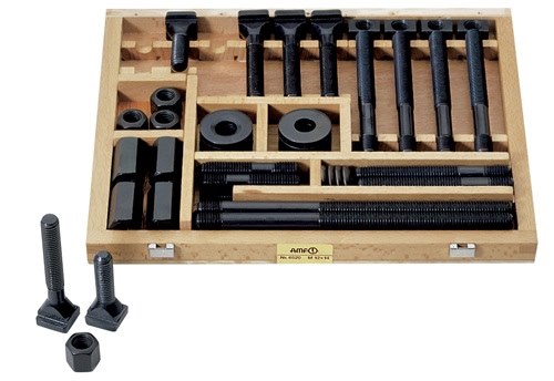 AMF 82990 Spannschrauben-Satz Nr. 6520 T-Nut 12 mm M12  38-teilig