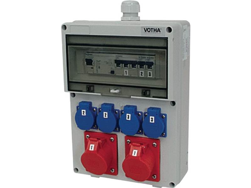 061.114.1121 W³RZBG. Kunststoffwandverteiler  Verschraubung M32 1xC