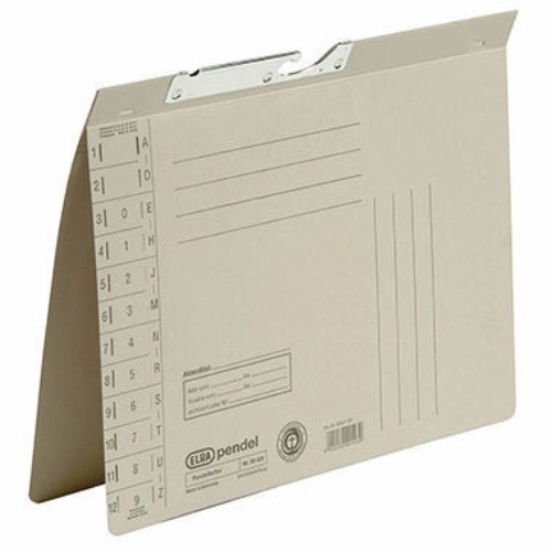 ELBA Pendelhefter 100560090 DIN A4 Amtsheftung 320g Karton grau