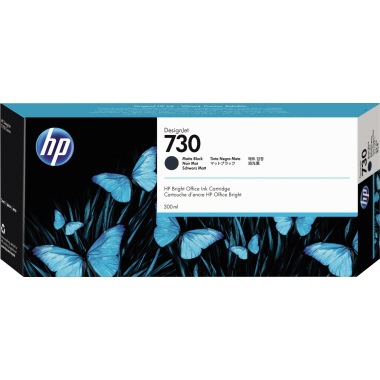 HP Tintenpatrone P2V71A Nr.730 300ml mattschwarz