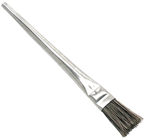 Lötwasserpinsel Länge 120 mm Breite 12 mm Naturborsten, konisch flache Blechhü