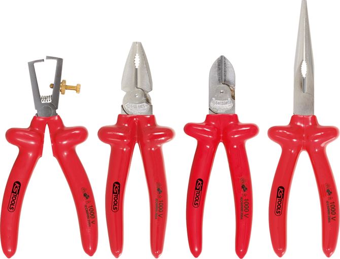 KS Tools 117.1760 1000V Zangen-Satz, 4-tlg. Variante 2