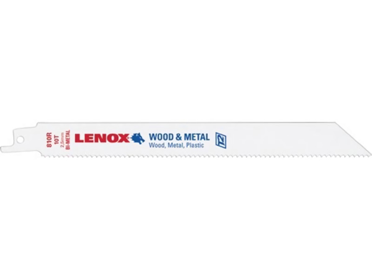 LENOX 20580810R Säbelsägeblatt 810R Länge 203 mm Breite 19 mm Zahnteilung TPI 10
