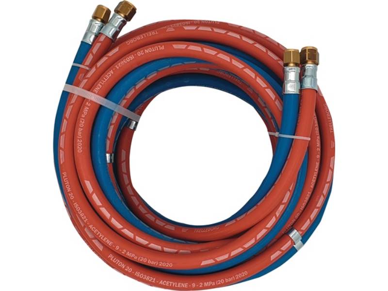 Autogengasschlauch  Länge 30 m Innen-D. 6 / 9 mm Wandstärke 5 / 3,5 mm blau /