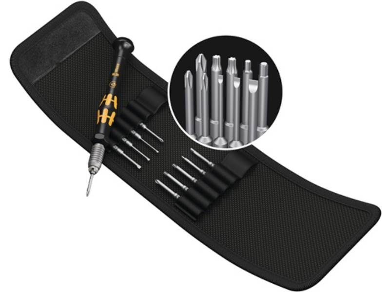 WERA 05073670001 Feinmechanikerschraubendreher-Satz KK Micro-Set ESD/11 11 teili