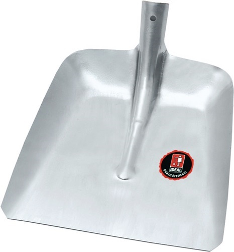 IDEAL 1090700 Hallenser Randschaufel SILVER Gr.7 340 x 325 mm Stahlblech