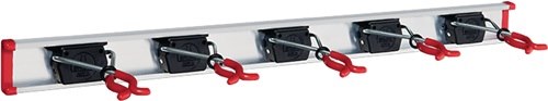 BRUNS SB 5.07 Gerätehalter  Länge Führungsschiene 750 mm Halter 5 Aluminium