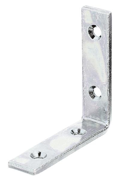 GAH 333058 Balkenwinkel  L80x80 mm Breite 20 mm schmal Stahl roh galv. verz. dic