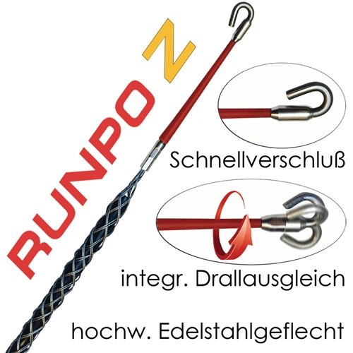 RUNPOTEC 20273 Kabeleinziehstrumpf  Kabel-Ø 6-9 mm