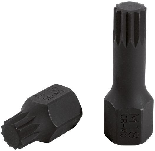 KS Tools 515.1165 1/2'' DUODRIVE Spezial-Kraft-Bit-Stecknuss XZN, M18