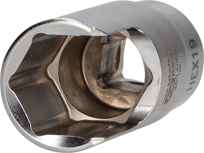KS Tools 460.5089 3/8 Spezial-Winkel-Rohrverbinder-Stecknuss, 19 mm