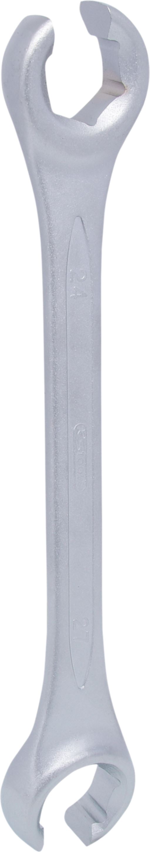 KS Tools 517.0268 CLASSIC Offener Doppel-Ringschlüssel, abgewinkelt, 24x27mm
