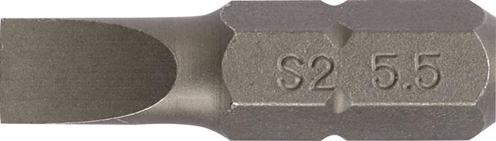 TECWERK 2000829107 Bit f.Schlitzschrauben 6,5mm L.25mm 1/4 Zoll C6,3 Schneidenst