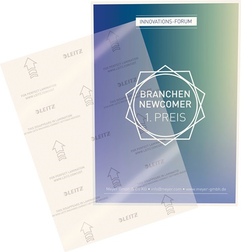 LEITZ 7478-00-00 Laminierfolie  DIN A4 L303xB216 mm Folienstärke 80 µm