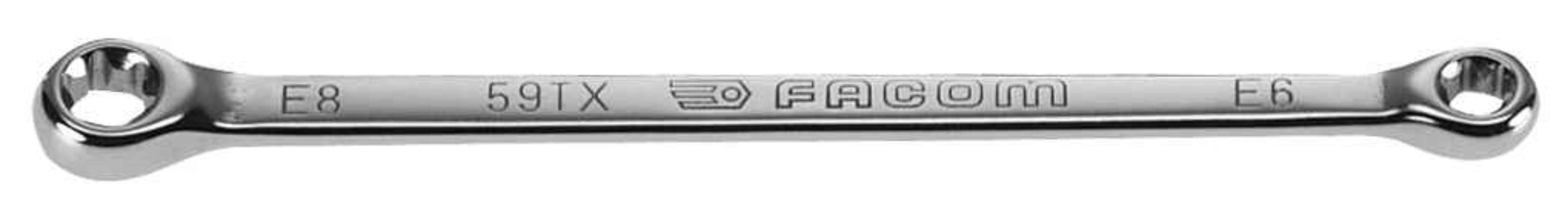 Facom 59TX.6X8 Doppelringschluessel gerade Torx E6xE8