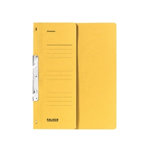 Falken Einhakhefter 80000797 DIN A4 halber Deckel Behördenheftung gelb