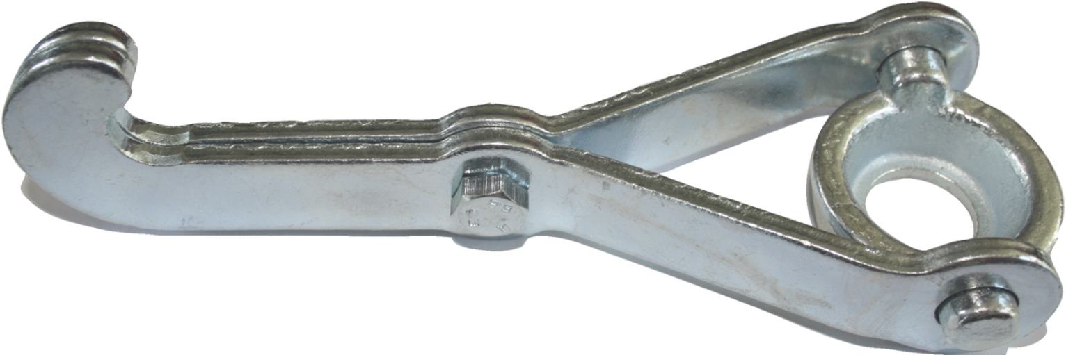 KS Tools 670.0018 Abzieherhaken mit Aufnahmering Ø14mm + Ø18mm
