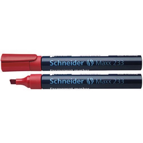 Schneider Permanentmarker 233 123302 1-5mm Keilspitze rot