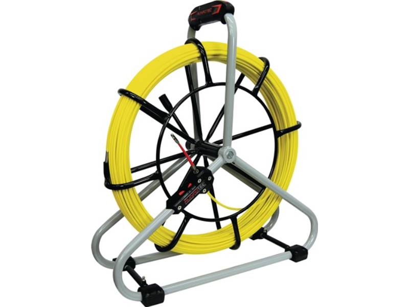 RUNPOTEC 10063 Glasfaserstab Profi-Set Bandlänge 60 m Biegeradius 168 mm Kabel-Ø
