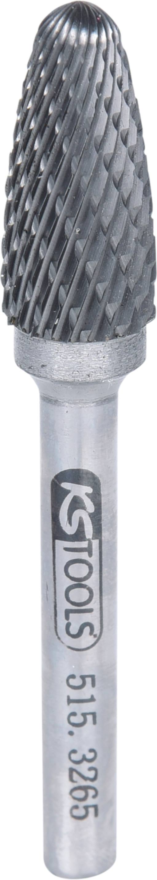 KS Tools 515.3265 HM Rundbogen-Frässtift Form F, 12mm