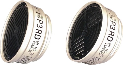EKASTU 422395 Partikelfilter 200 P3R D EN 143 P3 f. Polimask 100/2, C 702/TWIN