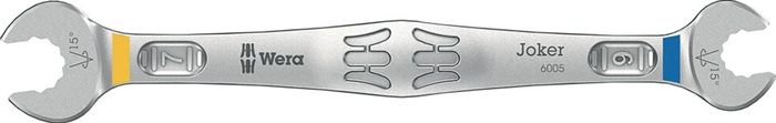WERA 05020310001 Doppelmaulschlüssel Joker 6005 6 x 7 mm Länge 112 mm