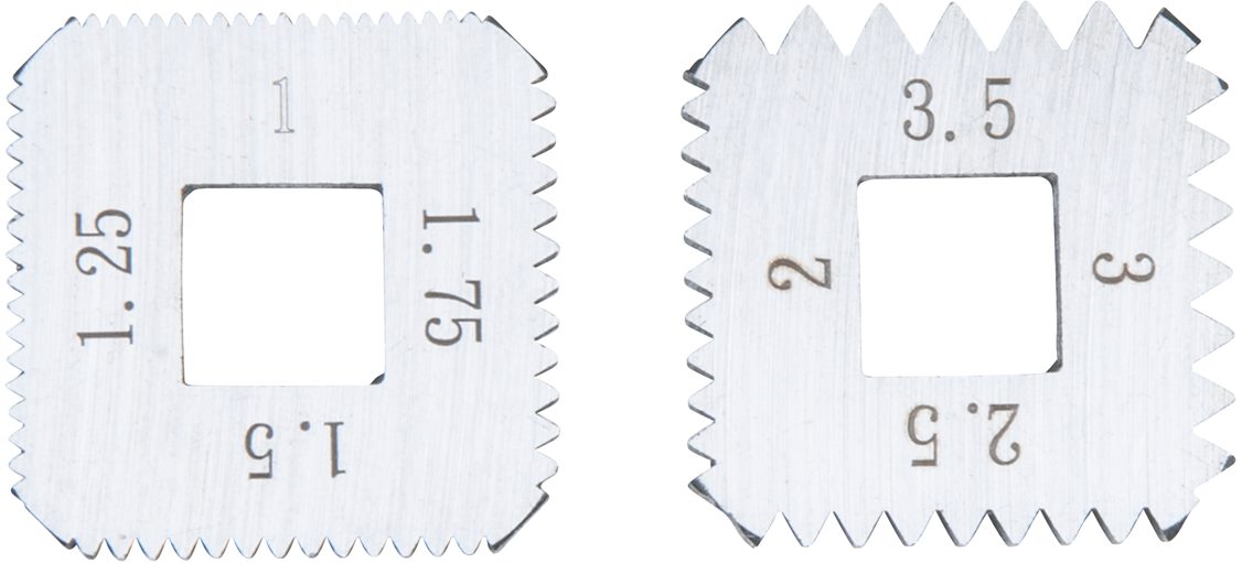 KS Tools 150.1431 Ersatzbacken metrisch f. Gewindestrehler 1-1,25-1,5-1,75-2-2,5