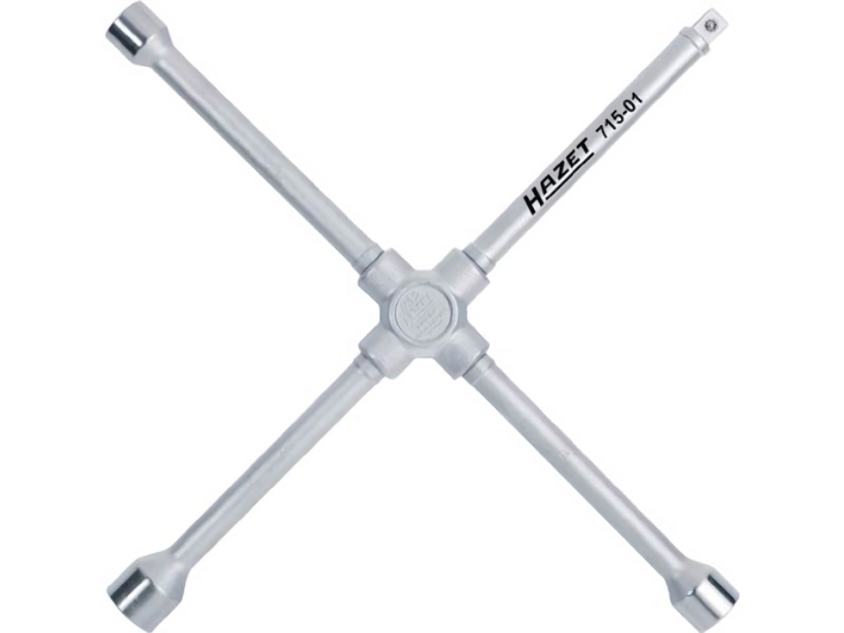 HAZET 715-01 Kreuzschlüssel 715-01 17 x 19 x 22 x 12,5(1/2'' 4-kant) L420 mmxB42