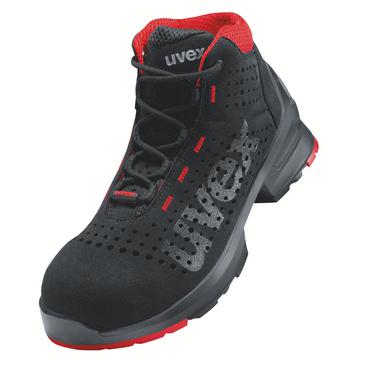 UVEX 8547844 1 Stiefel S1 85478 schwarz, rot Weite 11 Größe 44