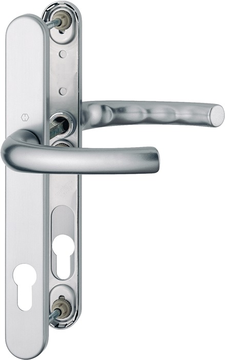 HOPPE 2064921 Profiltürgarnitur Tôkyô 1710RH/3346 Aluminium F1 PZ für Türstärke
