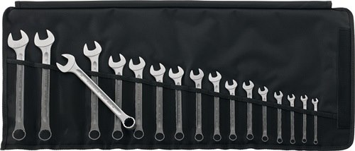 STAHLWILLE 96400804 Ringmaulschlüssel-Satz 13/17 17-teilig Schlüsselweite 6-22 m