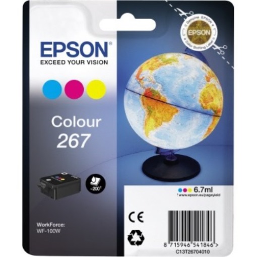 Epson Tintenpatrone C13T26704010 267 6,7ml 200Seiten c/m/y