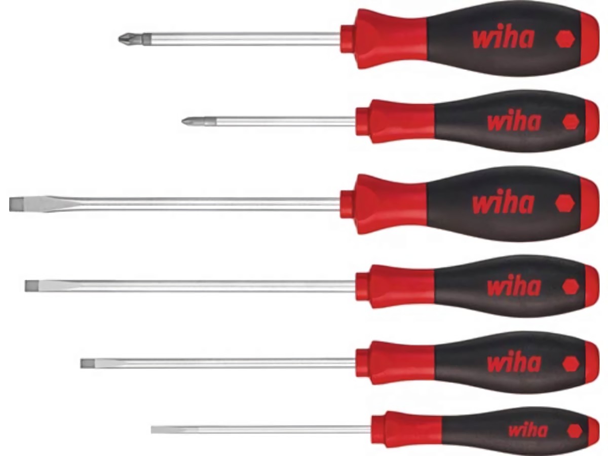 WIHA 07152 Schraubendreher-Satz 302 HK6 SO 6-teilig Schlitz / PH Mehrkomponenten
