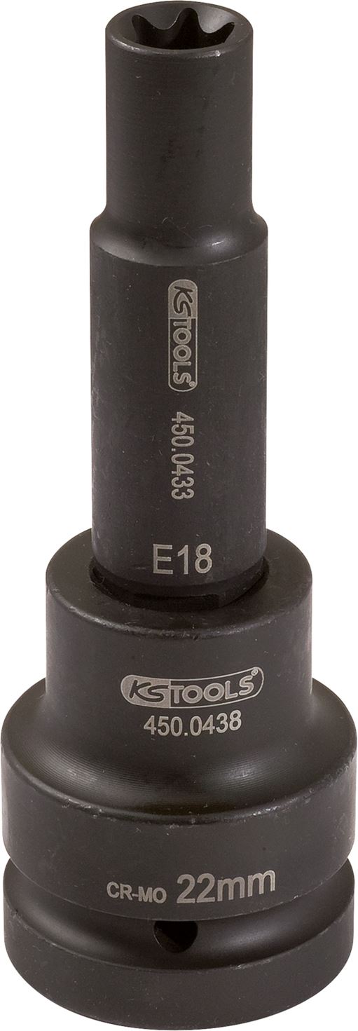 KS Tools 450.0451 3/4'' Torx-E-Kraft-Stecknuss, lang, E18