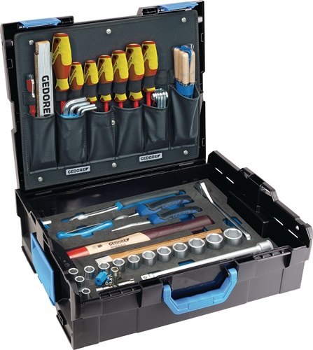 GEDORE 2658194 Werkzeugsortiment 1100-01 58-teilig allgemeines Handwerk L-Boxx