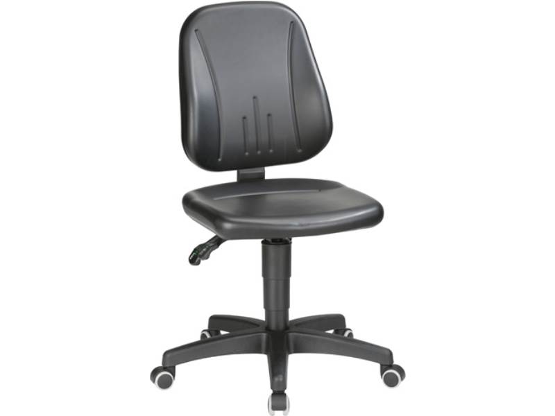 BIMOS 9653-   551 Arbeitsdrehstuhl Unitec Rollen Kunstlederpolster schwarz 440-6